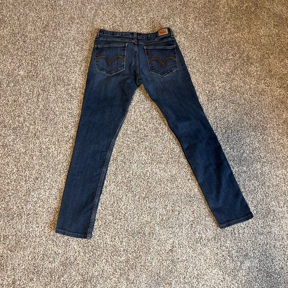 Levi's Denim - Levi’s 524 juniors Superlow straight cut Y2K Jeans vintage Low Rise Blue Denim